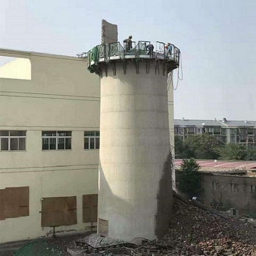 應城煙囪人工拆除公司 應城廢棄煙囪拆除本地施工團隊